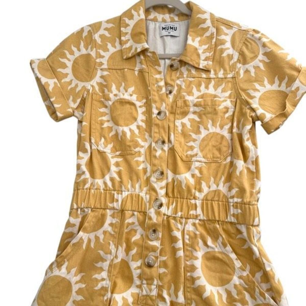 Show Me Your Mumu Canon Sun Romper Yellow Sz M - Picture 8 of 13